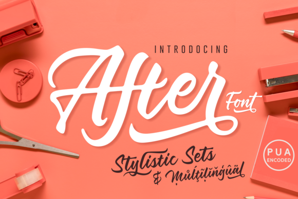After: A Bold Handwritten Font That Elevates Design