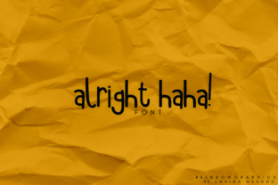 Alright Haha: A Playful Font with Practical Applications