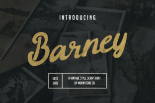 Barney: The Timeless Script Font That Transforms Design