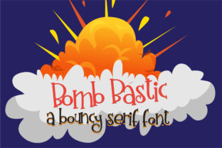 Bomb Bastic: A Whimsical and Cool Serif Font with Unique Charm