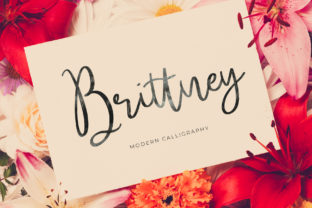 Brittney and Brittney: A Modern Calligraphy Font That Blends Tradition with Innovation