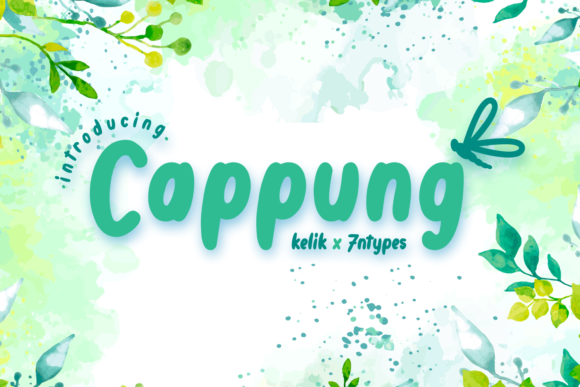 Cappung: A Friendly and Chunky Handwritten Font for a Casual Design Vibe