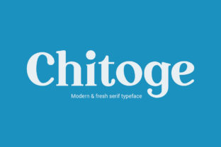 Chitoge: A Bold and Modern Serif Font for Impactful Design
