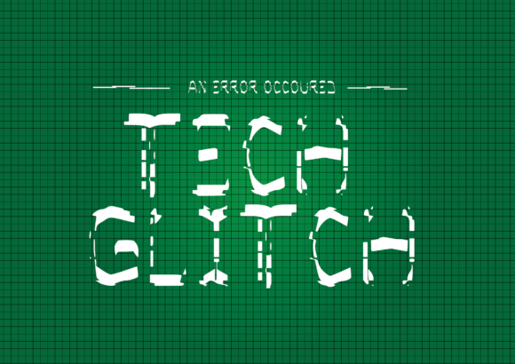 Discover the Tech Glitch Font