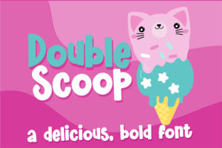 Double Scoop: A Unique Font That Elevates Design with a Sweet Twist