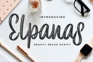 Elpanas: A Sweet and Fun Handwritten Font with a Cool Twist