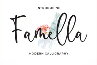 Famella: A Modern Calligraphy Font with a Brush Pen Touch