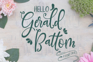 Gerald Battom Script Sans Font Duo