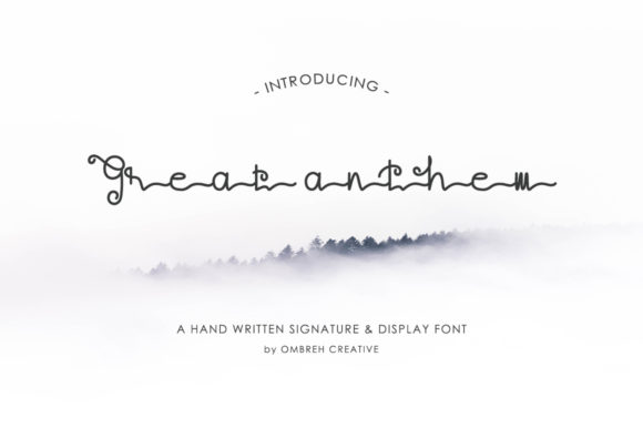 Great Anthem: A Handwritten Font with Character