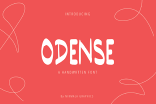 Odense: A Handwritten Font That Brings a Touch of Childhood Charm to Your Designs