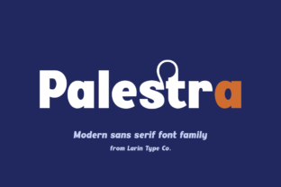 Palestra: A Modern Sans Serif Font with a Playful Touch