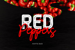 Red Peppers: A Stylish Handwritten Font for Standout Designs