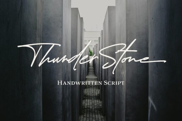 Thunder Stone: A Powerful Font Duo for Designers and Creators
