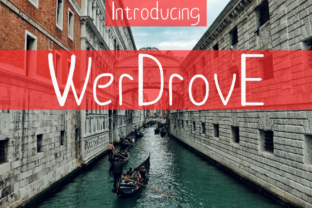 Werdrove: A Fun and Cool Handwritten Font That Elevates Your Design Projects